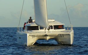 41' Fountaine Pajot Catamaran sold by Larry Shaffer