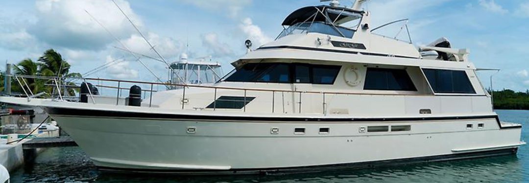 Hatteras Motor Yacht Sold By Just Catamarans Broker Larry Shaffer