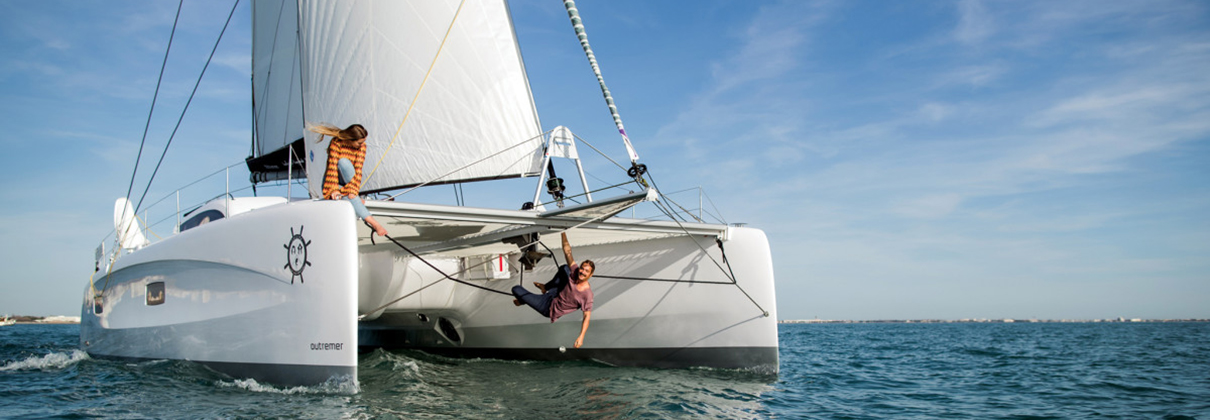 sailing la vagabonde haul out with just catamarans video