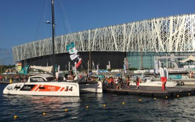 Outremer 4X Catamaran Finishes 5th in class at Route du Rhum 2018