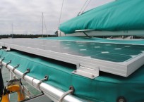 Lagoon 37 Catamaran - SOL Y MAR solar panels