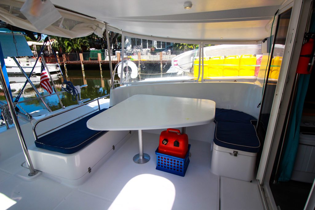 Fountaine Pajot Catamaran NOVA SATUS aft seating