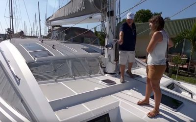 Privilege Serie 5 Catamaran ANDANTE Video Tour with Learning the Lines