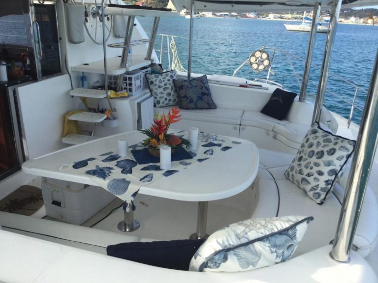 leopard 46 catamaran interior