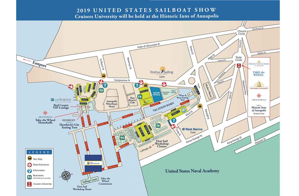 Annapolis Show Map