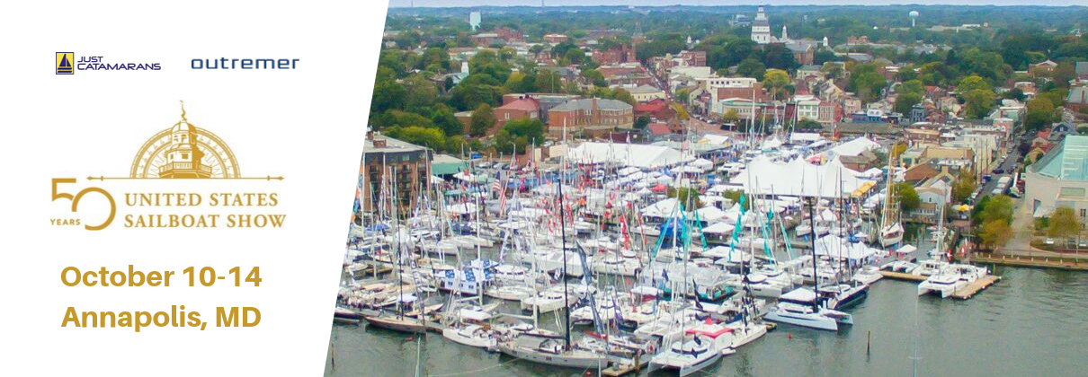 Annapolis Boat show 2019 with Just Catamarans