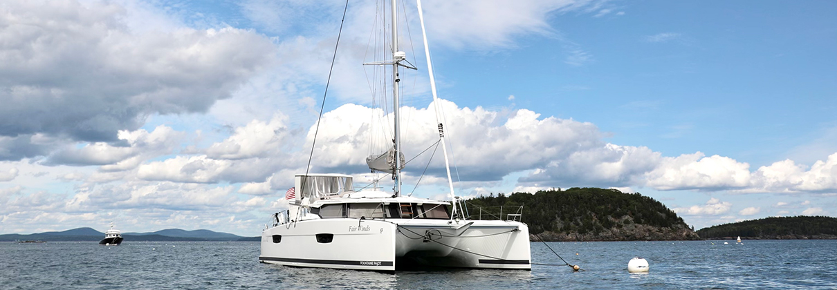 2019 Fountaine Pajot Saona 47 Catamaran For Sale. FAIR WINDS is a nearly new Owners Version FP cruising catamaran for sale in Fort Lauderdale, FL.