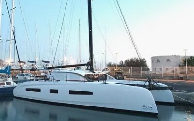 New Outremer 55 Catamaran Hull #1 Launched in France