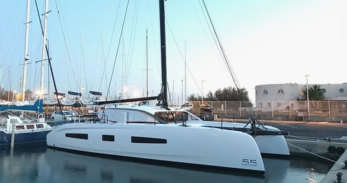 Outremer 55 Catamaran launch profile