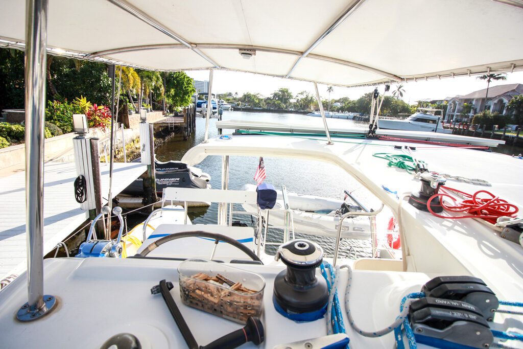 2014 Lagoon 39 Catamaran MARDI GRAS helm