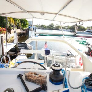 2014 Lagoon 39 Catamaran MARDI GRAS helm