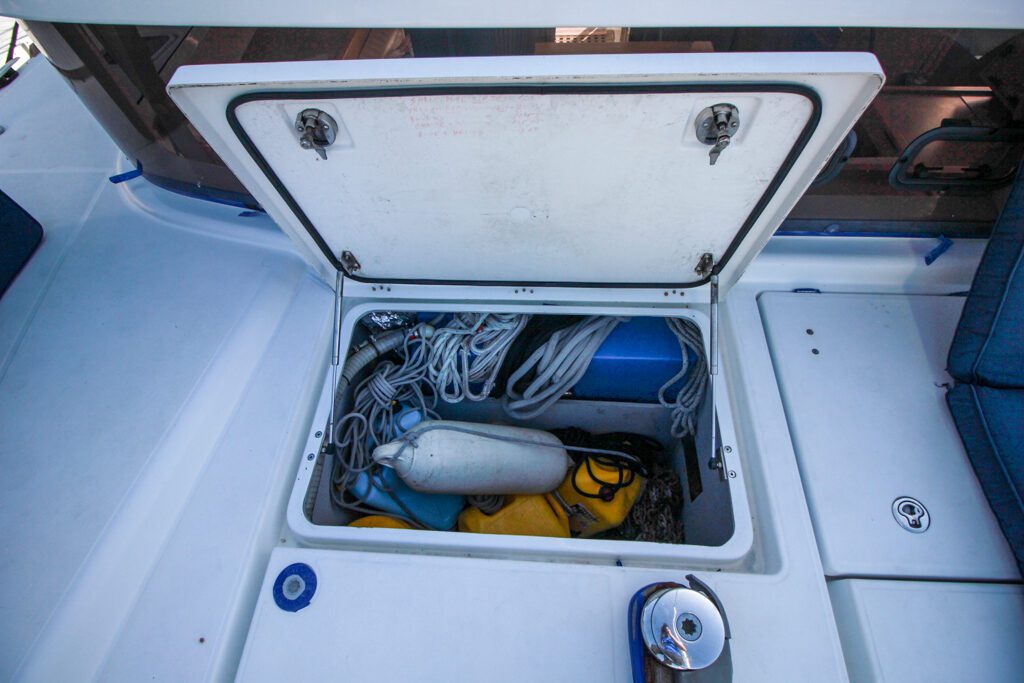 2014 Lagoon 39 Catamaran MARDI GRAS locker