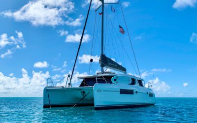 2019 Leopard 45 Catamaran LANDSCAPE Sold by Just Catamarans in an in-house Deal