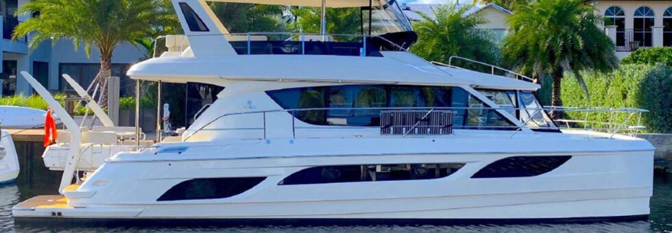 2019 Aquila 48 Power Catamaran SEA YUH Sold by Just Catamarans