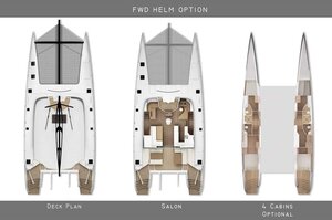 HH66 Catamaran layout