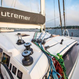 2017 Outremer 51 catamaran La VIE - bow
