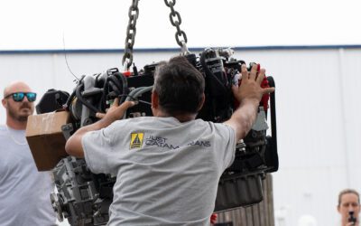 Sailing Zatara Installs New Yanmar Engines with Just Catamarans