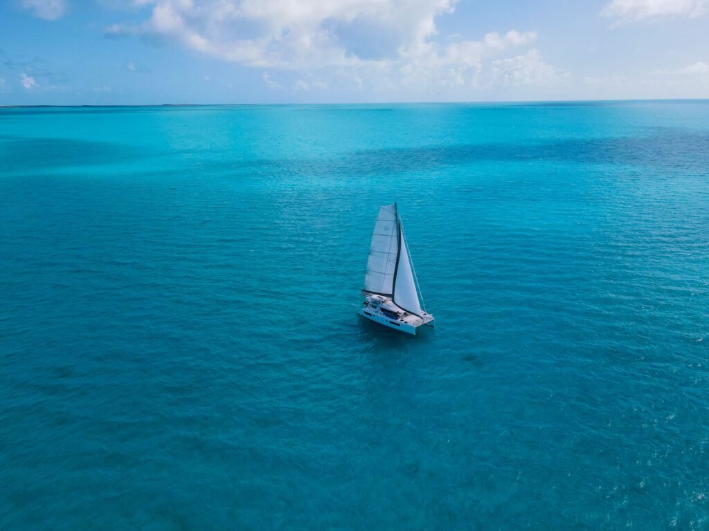 2021 Leopard 45 catamaran sailing